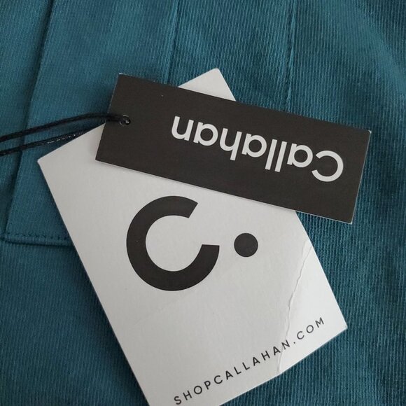 🔥Callahan Revolve Button Down Long Sleeve Teal Shacket Top - Picture 4 of 5